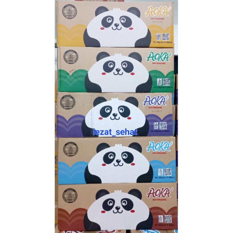 

Roti Aoka Panda Panggang 1 Dus isi 60 pcs Bisa di MIX