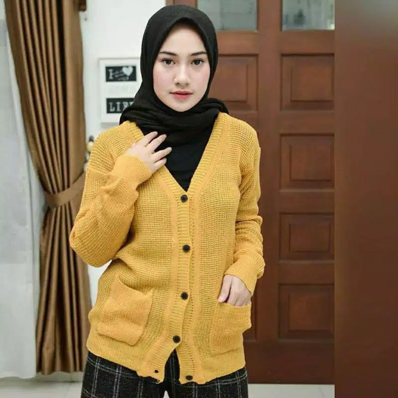 OKE TOP merissa outer cardigan merissa outer cardigan rajut merissa outer cardigan cardigan wanita r
