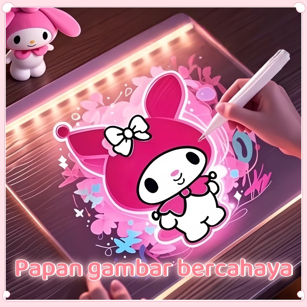 

[Ready]Diy Acrylic Board / Acrylic Board Led / Papan Board Anak/Papan Tulis Acrylic Led/Acrylic Lamp/Papan Bercahaya Led Warna Warni / Bentuk Grafis Anak Lampu Led/Acrylic Note Board Led