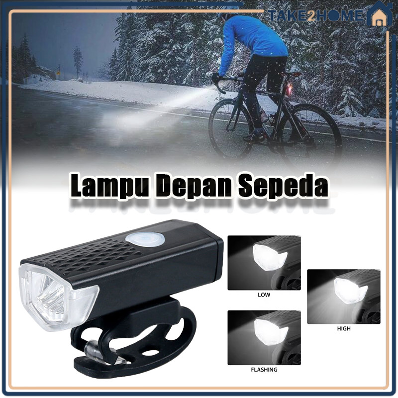 Rechargeable Lampu Sepeda Depan Belakang/Lampu Depan Sepeda LED/Lampu Depan Belakang Anti Air
