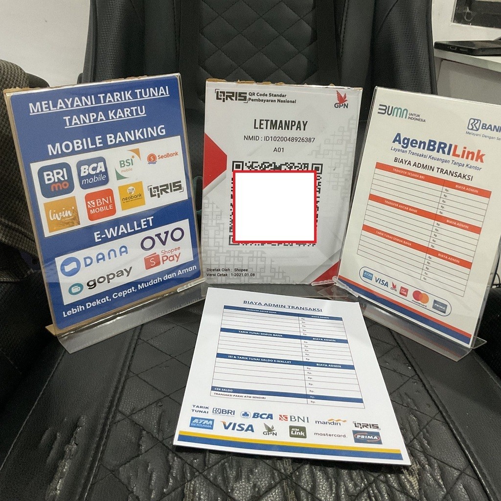 

Stand Akrilik A5 Portrait Dua Sisi – Stand Poster Promosi, QRIS, Usaha dan lainnya (1.5mm)