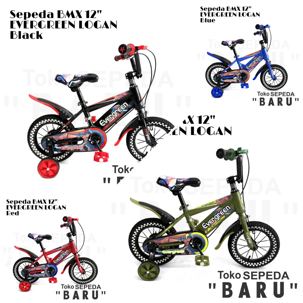 TB - Sepeda BMX EVERGREEN LOGAN Uk 12 16 Inch