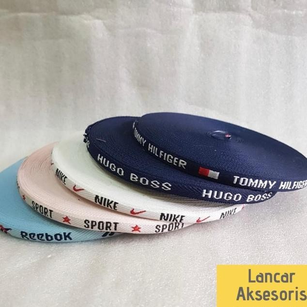 

Pita bordir Nike Pita Variasi bahan craft 1 rol isi 30 yard lis celana - nike putih by Summerstore id