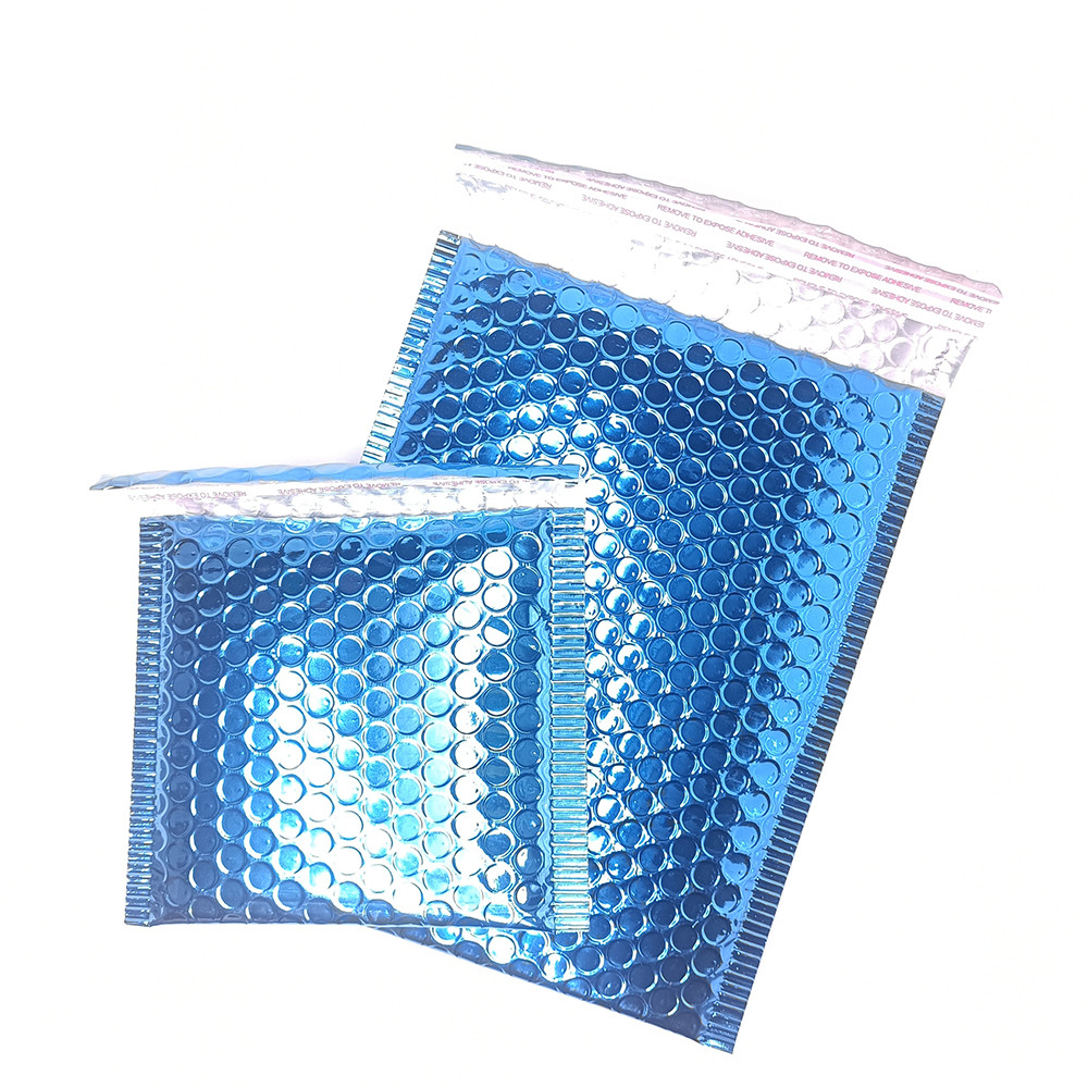 

bright Blue aluminum foil bubble shockproof express packaging bag 18x23cm thick Mailing Self Seal Envelope Poly Shipping Bags