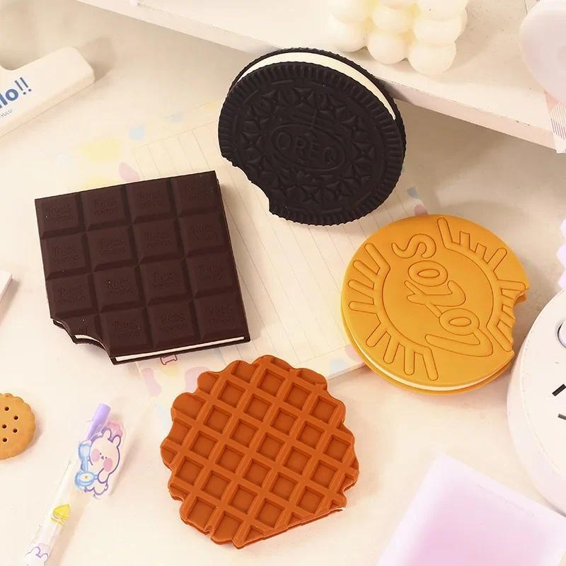 

Chocolate Notebook Creative Mini Cute Strawberry Scent Folded Cookie Pocket Note Unpacking High-value Gift New!