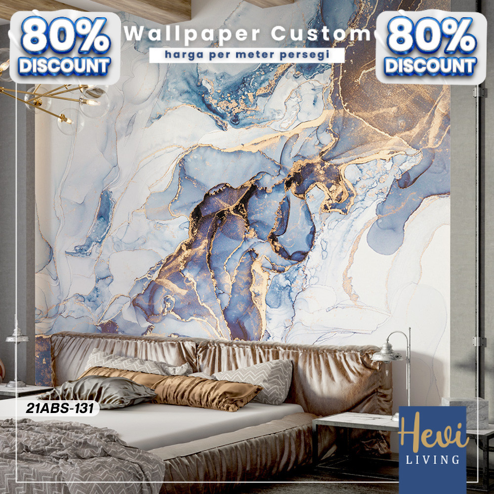 Wallpaper Custom - Wallpaper Custom Kamar Tidur - Wallpaper Custom Gambar Marble / Marmer - Wallpape