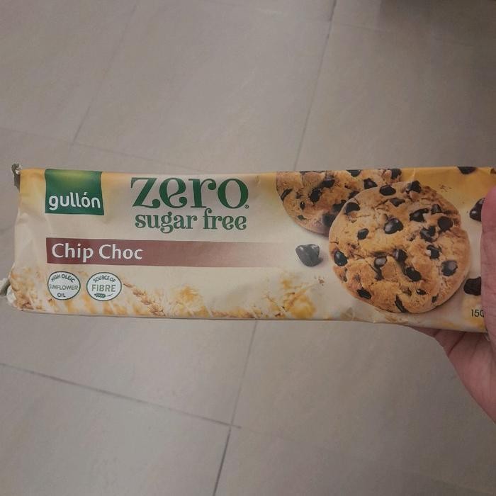 

Gullon Zero Sugar Free Chip Choc Cookies Kukis Chocochip Import 150gr