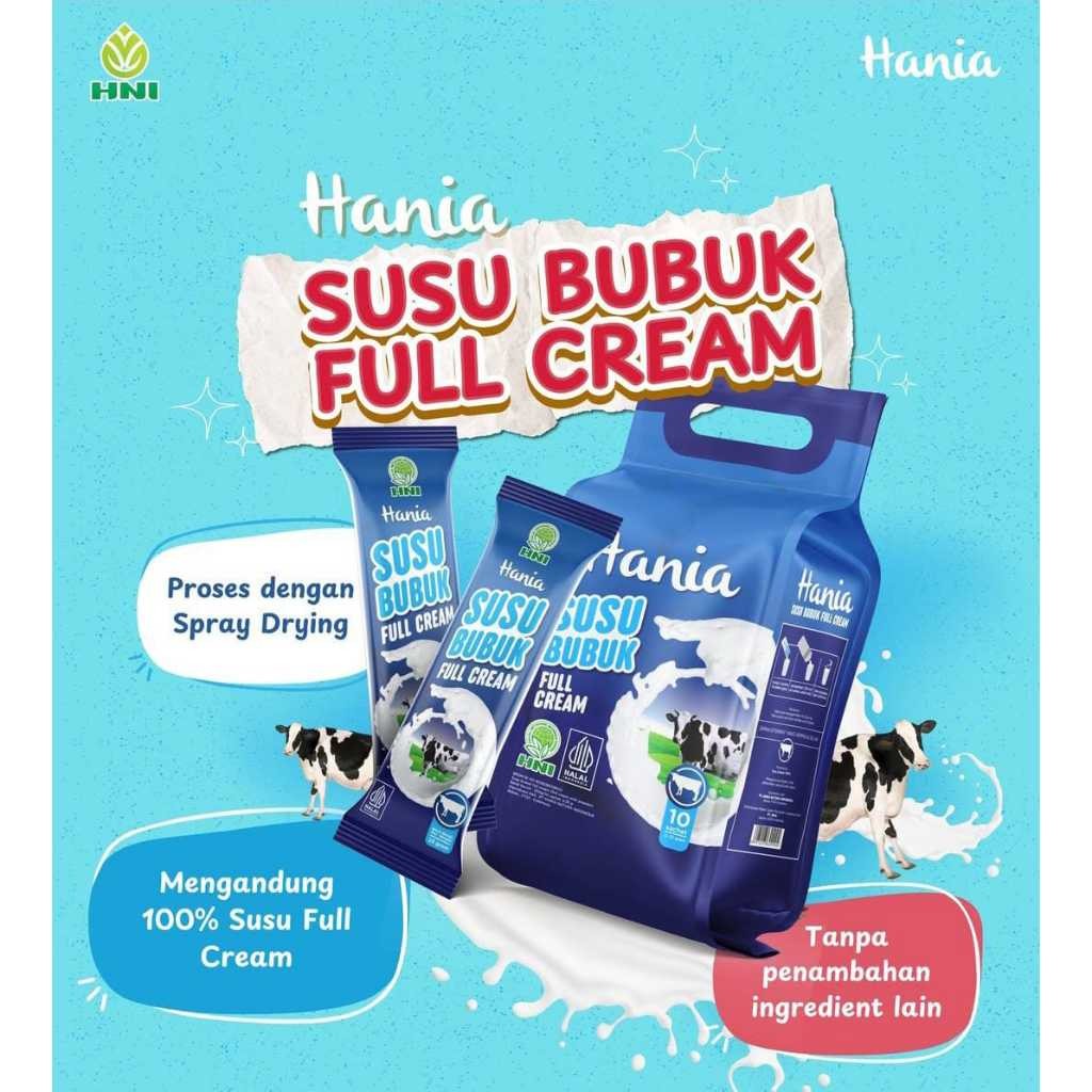 

Hania Susu Bubuk Full Cream | Minuman Susu Bubuk Sapi Full Cream
