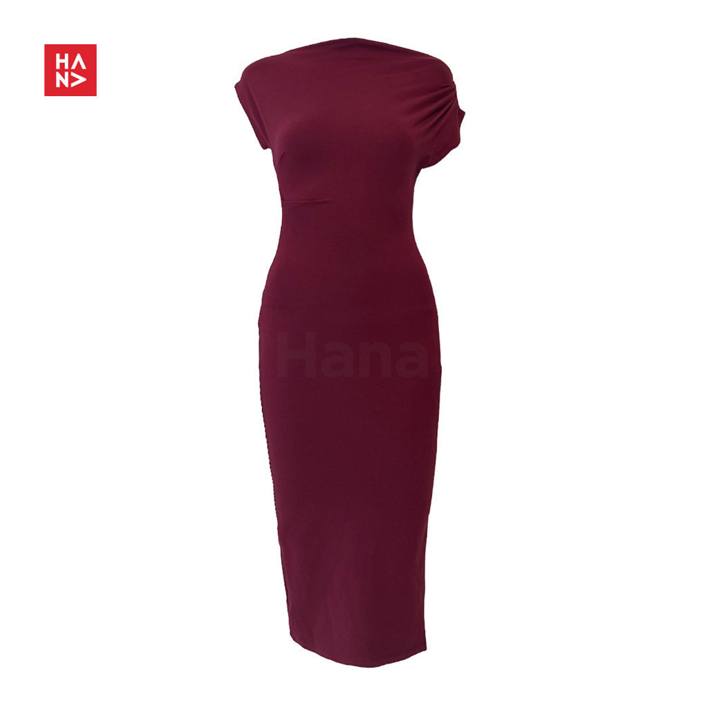 [𝗭𝗮𝗵𝗮𝗿𝗮 𝗠𝗼𝗱𝗲] Lyodra Dress/Dress Bodycon Slit Wanita - CD277
