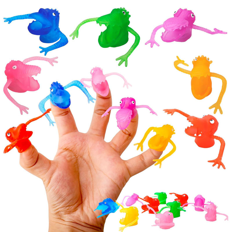 

Cute Finger Puppet Dinosaur Weird Stuff Funny Small Novelty Gifts For Kids Goodie Bag Fillers Juguetes Divertidos Baratos