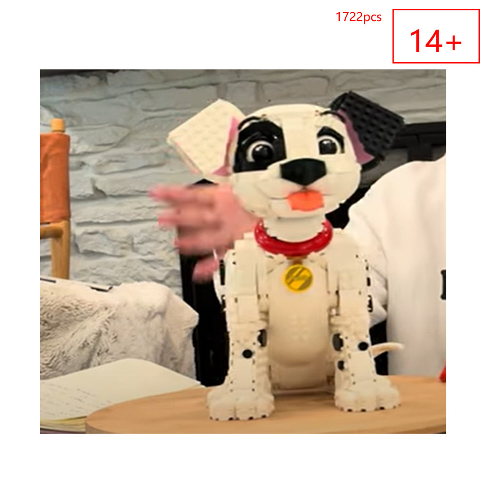 

In Stock: 43269 Cartoon Edition 101 Dalmatians Puppy & 21349 Tuxedo Cat Building Model&Small Decorative Pieces