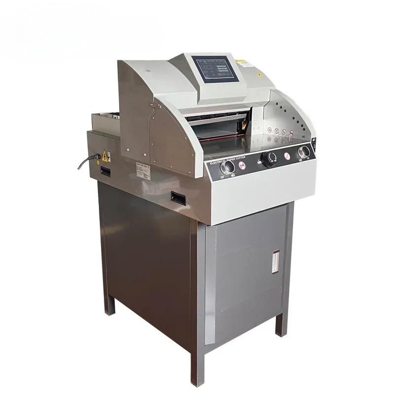 

A3-sized electric programmable paper cutter for cutting tender documents books graphics and text