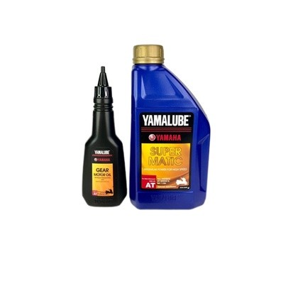 (HB) ORIGINAL Oli Mesin Yamalube Super Matic 1L + Oli Yamalube Gear Gardan 150mL NMAX AEROX 155 XMAX