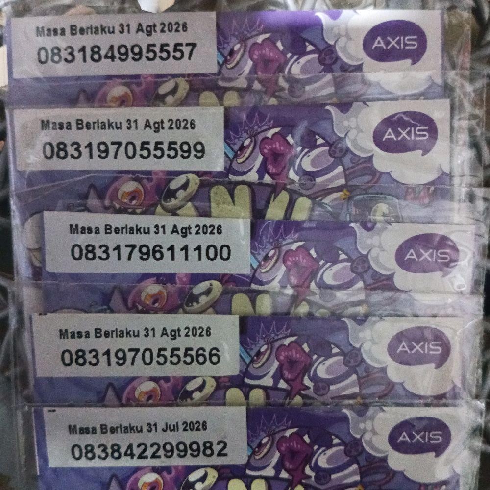 G/ obral perdana AXIS tripel rapih nomor cantik nomer murah