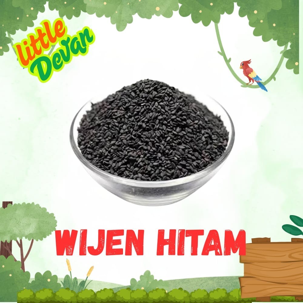 

Wijen Hitam Mentah 250gr (repacking)