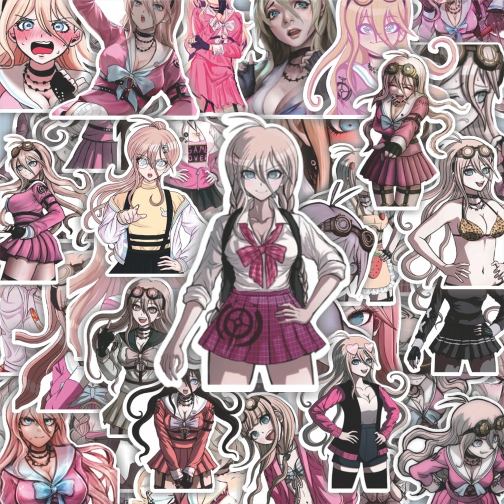 

100PCS Lucu Stiker Game Anime Miu Iruma Danganronpa Stiker Aesthetic Stiker Anti Air Stikers Berperekat Waterproof sticker decal buat Motor Helm Buku Journal Koper Casing HP Laptop Botol Minum Hadiah anak