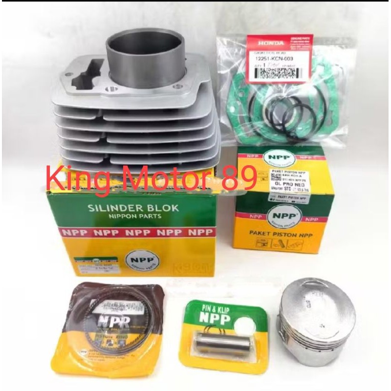 Blok seher paket+top set honda Megapro lama Megapro Primus original NPP