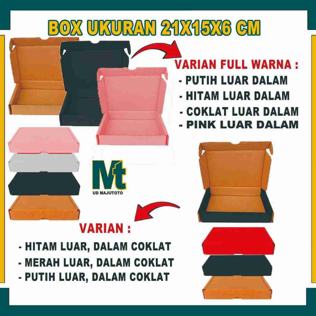 

Box 21x15x6 Cm / Box Lipat Samping / Box Hampers