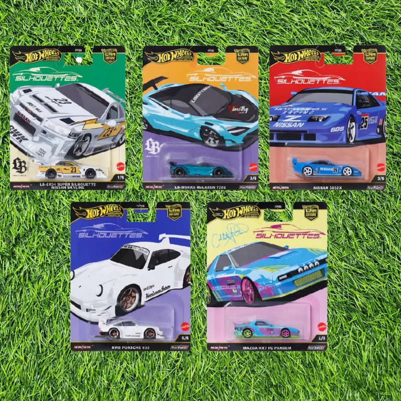 Hotwheels Hot Wheels Premium Silhouttes Paket LBWK