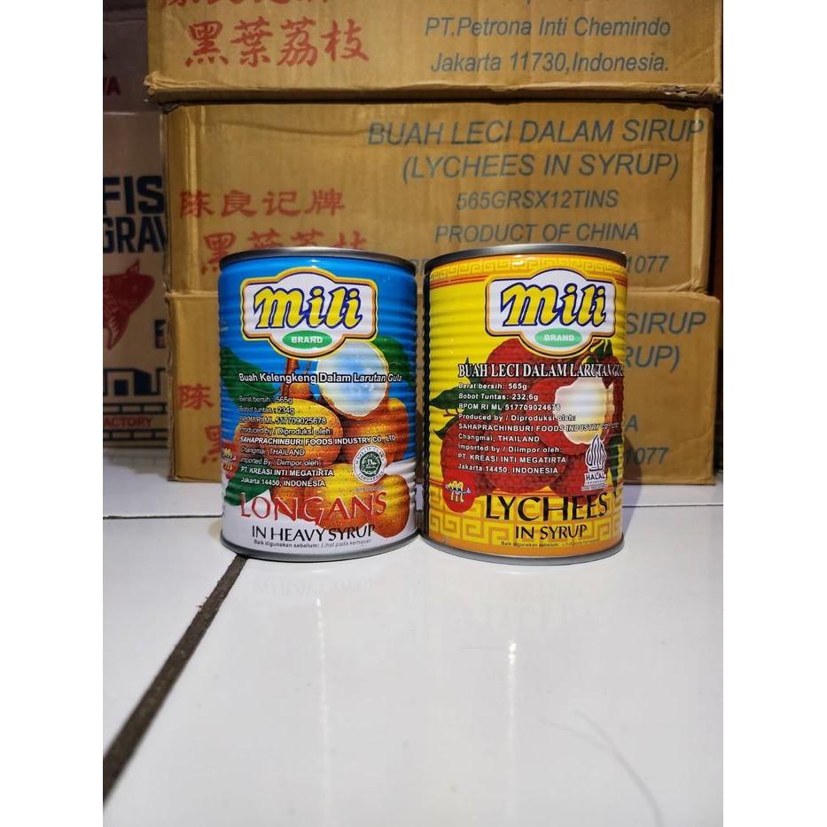 

SALE Mili Longan Lychee Kelengkeng Leci Kaleng 565gr - Lychee - LonganTERLARIS