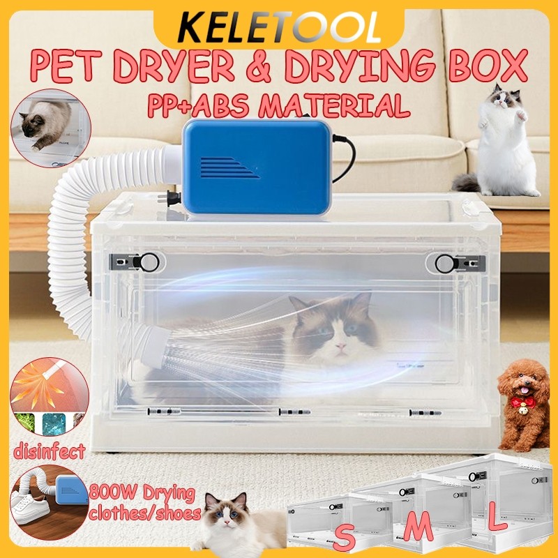 Portabel Pet Dryer Box Hair Blower Pengering Kucing Box Mesin Sterilizer Dryers Pet Drying Box Anjin
