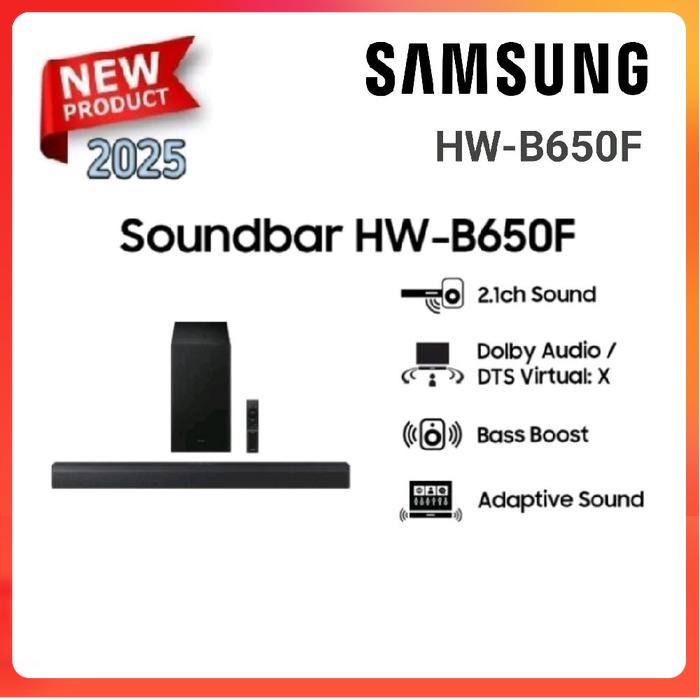 SAMSUNG HW-B650F / B650F 3.1 Channel Q-Symphony WIRELESS HW B650 SOUNDBAR 2025 Series