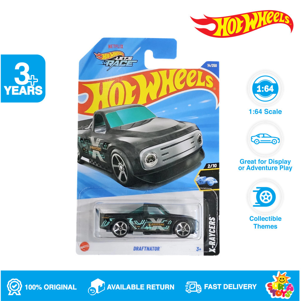 Hot Wheels Draftnator Black - Lot H 2025