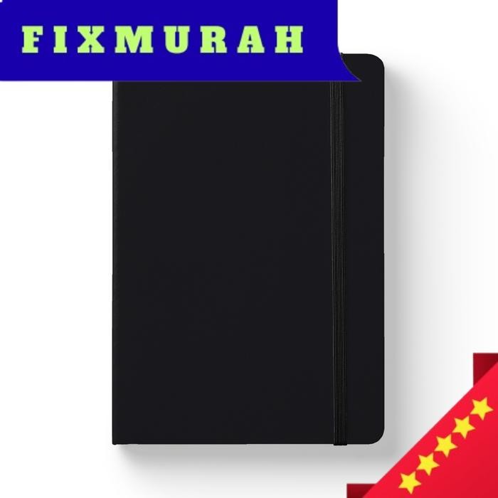 

Papermark A5 Soft Cover Lined Notebook - Black