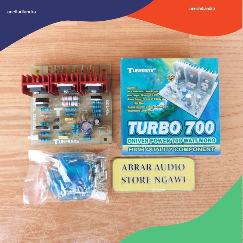 Kit Driver Turbo 700 Watt / Driver Power 700Watt Mono