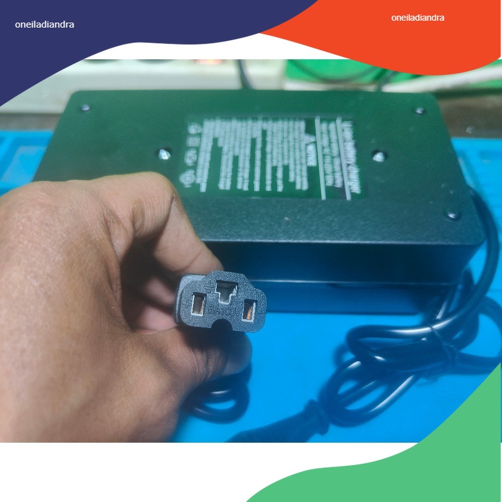 Adaptor Charger Molis 60V BMS 20S Lifepo4 73V 5A Motor Listrik