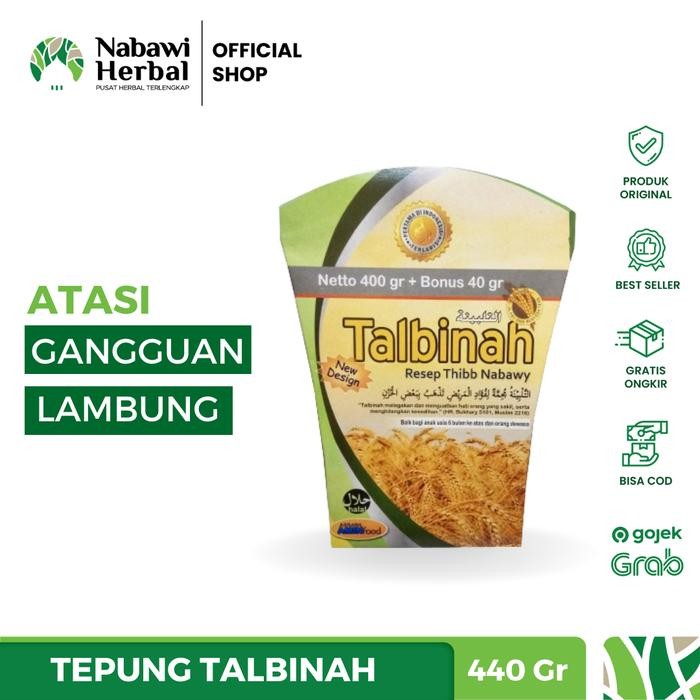 

PROMO! TALBINAH - Tepung Gandum Bubur Talbinah Thibb Nabawy 400gr + 40gr - by nabawiherbal