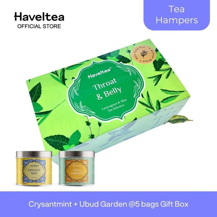 

PROMO! Hampers Tea Throat & Belly - Chrysanthemum Krisan Mint Teh Duo Box - Standard