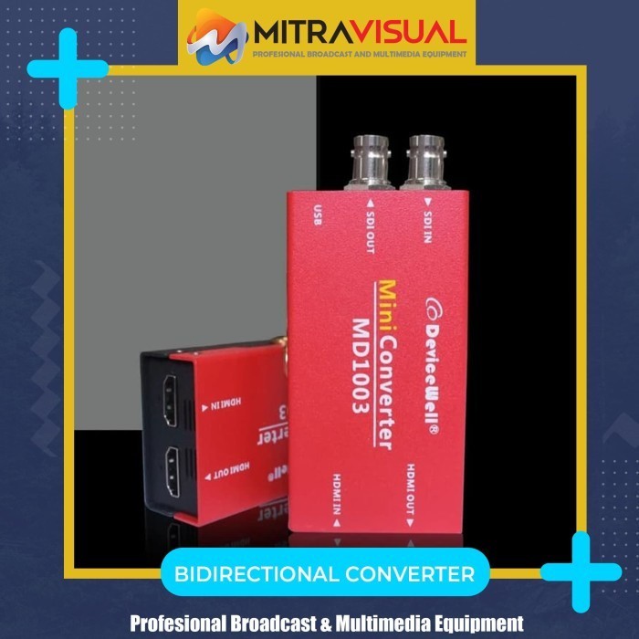 Devicewell Bidirectional Converter HDMI SDI