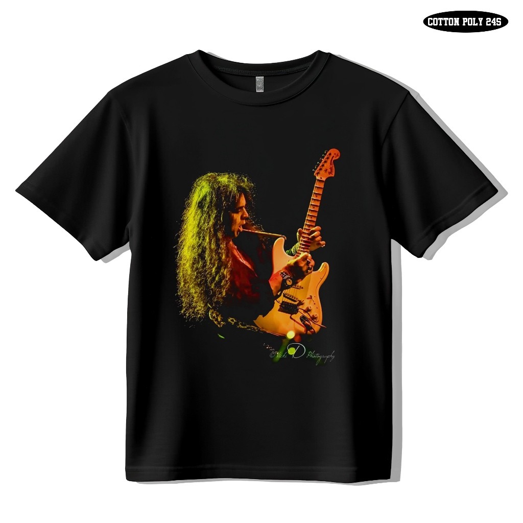 RIPCLOTH - Kaos Vintage Guitar YNGWIE MALMSTEEN I Baju Distro Tebal 24s