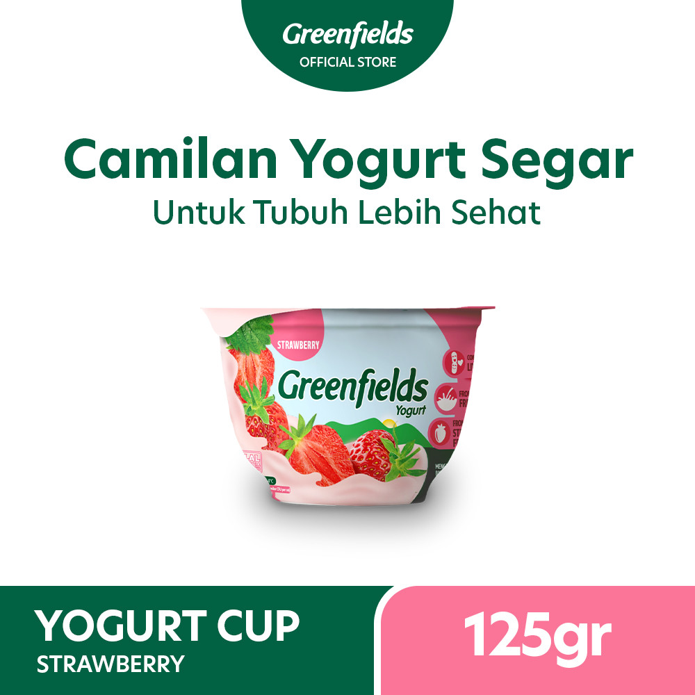 

Yogurt Greenfields Strawberry 125g