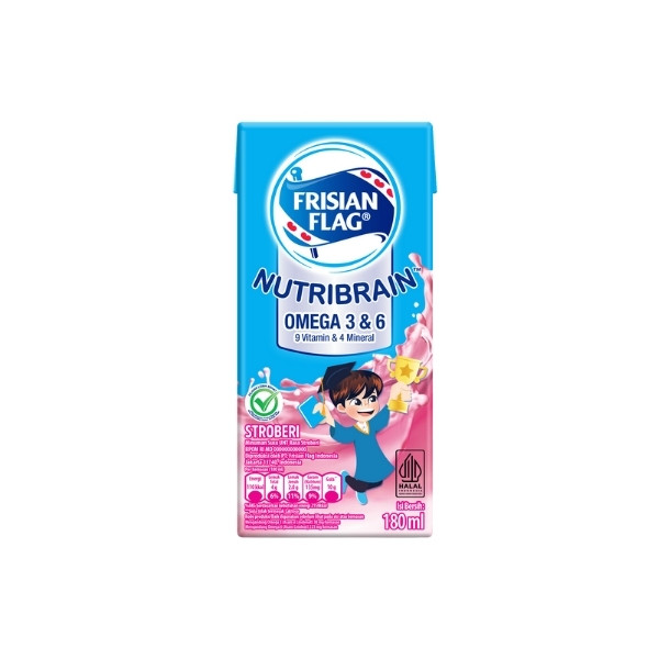 

FRISIAN FLAG UHT NUTRIBRAIN STRAWBERRY TP 180 ML