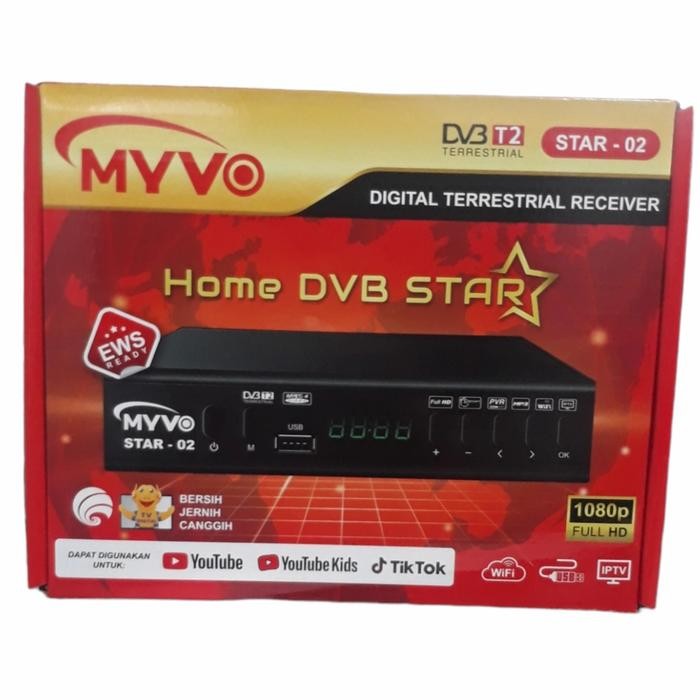 myvo star 02 stb tv set top box tv digital receiver tv tabung led lcd