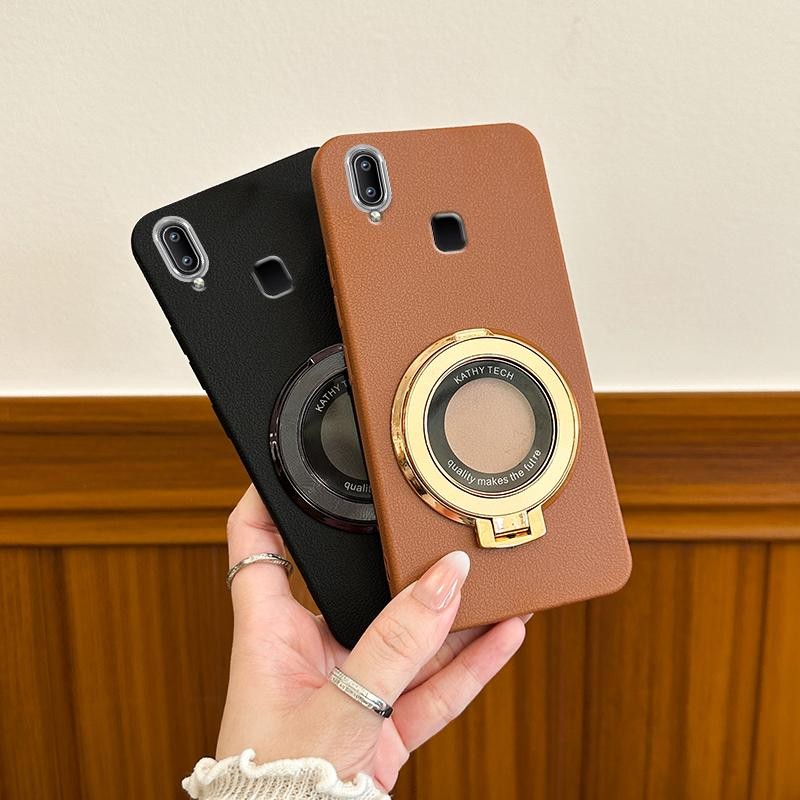 HP Soft Case Casing Silikon Untuk VIVO Y95 Y 95 1807 Casing Phone Cover Berdiri Mengurung