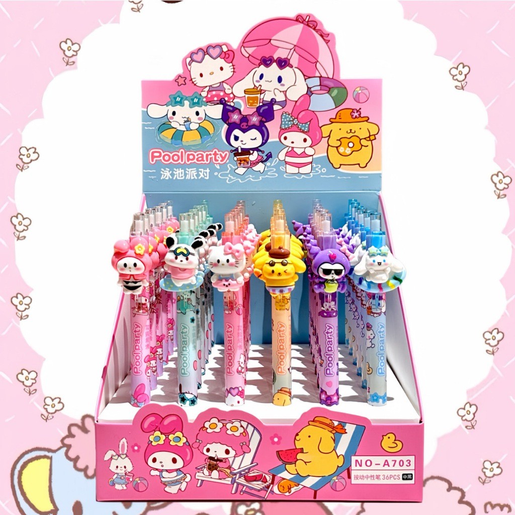 

{Sanrio} Pensil Mekanik Lucu Imut Premium Karakter Sanrio No. A-703 Unik Bahan Premium by Kakabicam
