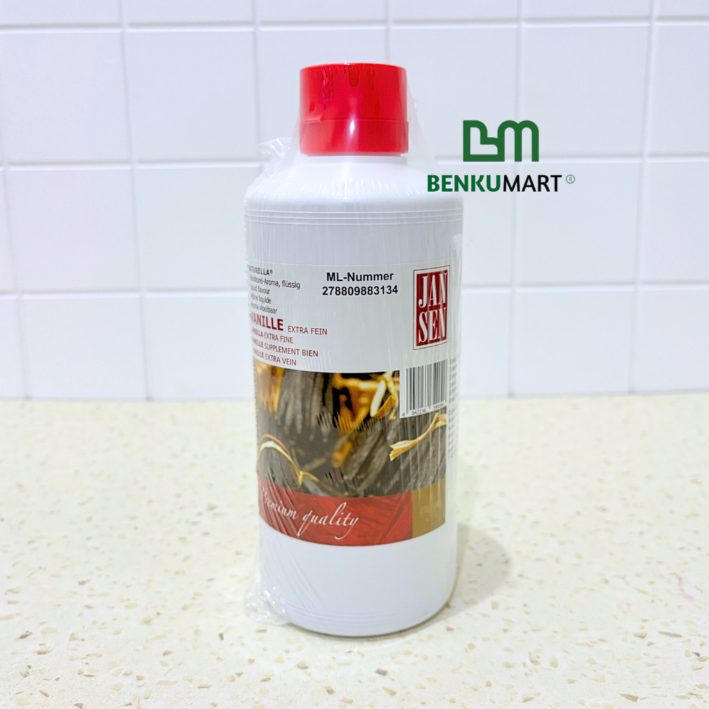 

lexasarmin Jansen Vanilla Extract Extra Fine 1 Kg | Vanilla jansen 1 Liter