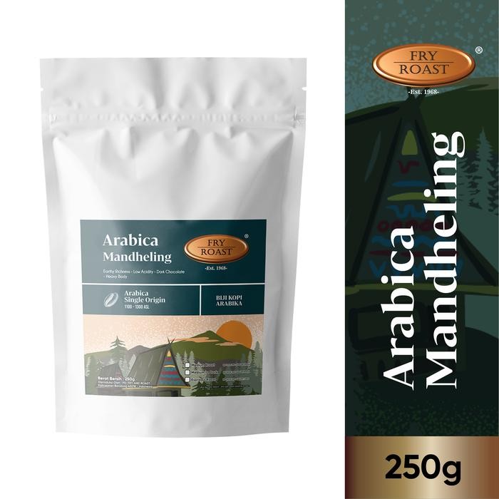 

KOPI ARABIKA MANDHELING 250 GRAM BIJI/BUBUK - BIJI, MEDIUM ROAST