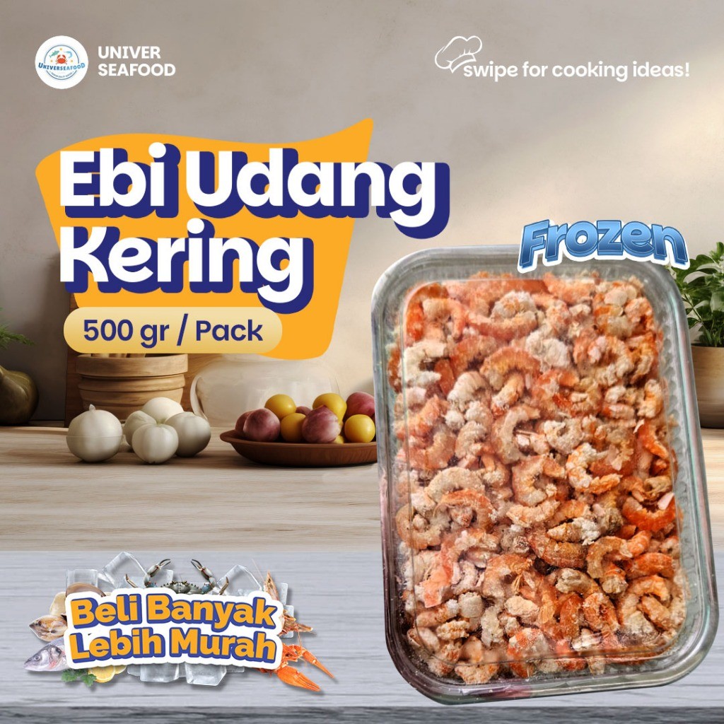 

Ebi Udang Kering Kalimantan Kualitas Super!Murah