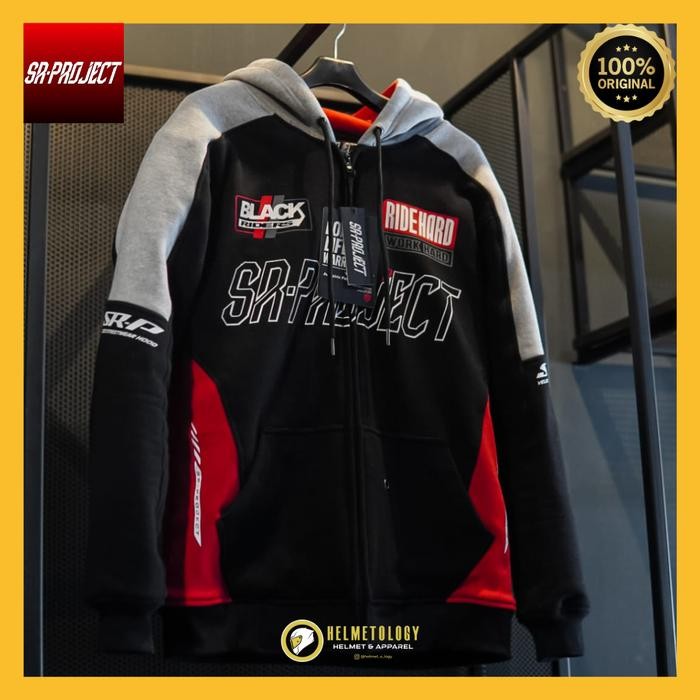SR Project Veloce Hoodie Casual Jaket Motor Original