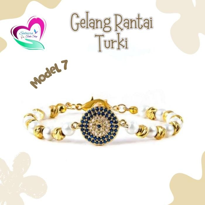 

Gelang Rantai Motif Khas Turki | Souvenir Gelang Turki - Model 7 by Summerstore official