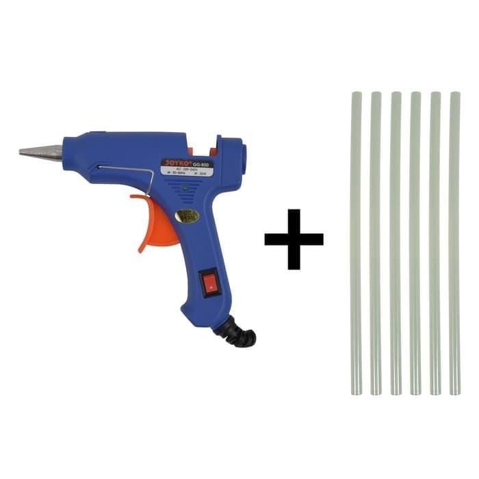 

Glue Gun Joyko GG-850/20 Watt + Glue Stick Refill Joyko GSR-109/6 PCS by Radhiant official