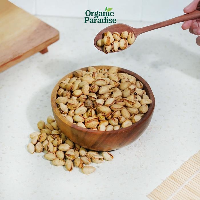 

Kacang Pistachio Cangkang USA/Timur Tengah Panggang 100gr - USA