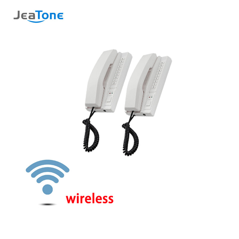 Jeatone  Wireless Intercom System Secure Interphone Handsets Expandable for ehouse Office interphone