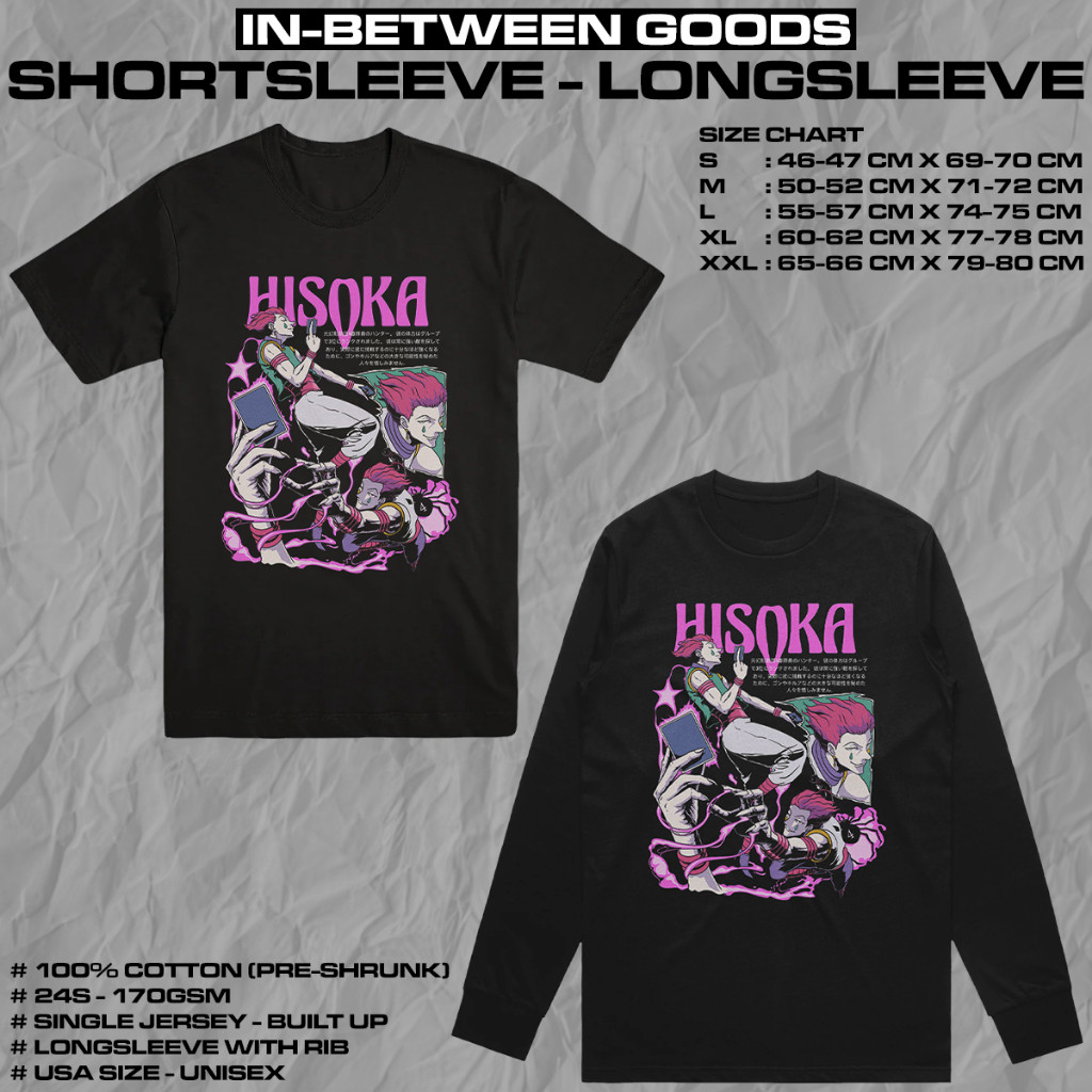 HUNTER X HUNTER - HISOKA | T-SHIRT | LONGSLEEVE | ANIME MERCH