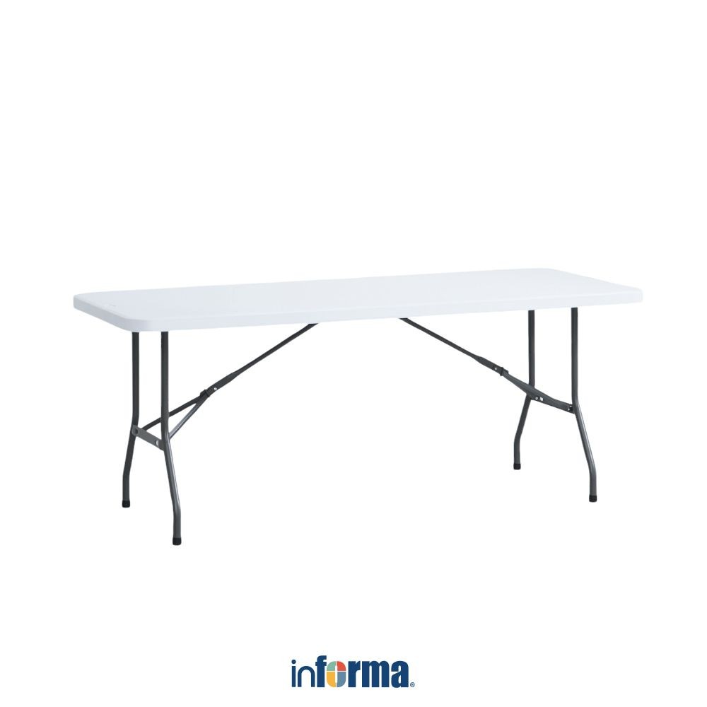 INFORMA LOGAN MEJA LIPAT - PUTIH