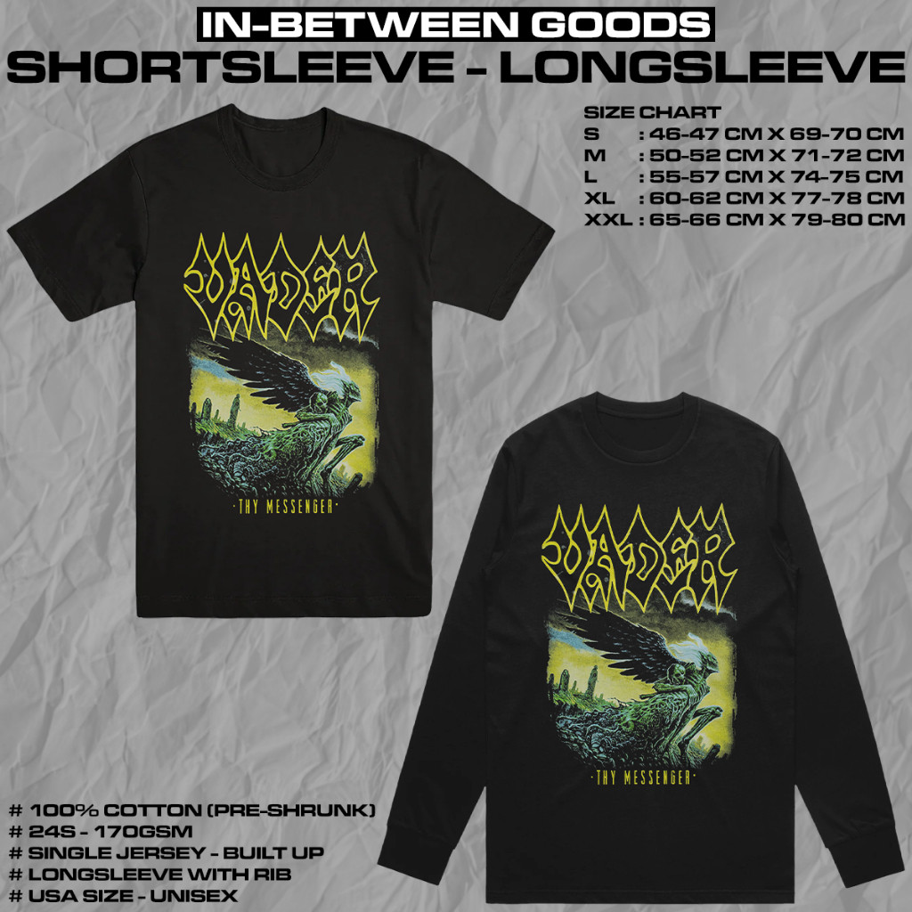 VADER - THY MESSENGER | T-SHIRT | LONGSLEEVE | BAND MERCH